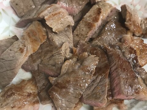 激安外国産牛肉をフライパンでランクアップだぜ☆